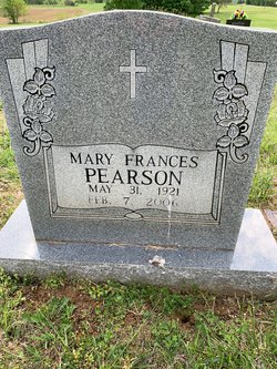 Mary Frances <I>Hankins</I> Pearson 