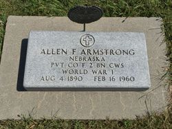 Pvt Allen F. Armstrong 