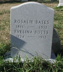 Rosalie “Rose” <I>Botts</I> Bates 