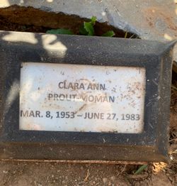 Clara Ann <I>Prout</I> Moman 