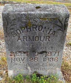 Sophronia “Fronie” <I>Harrison</I> Armour 