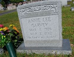 Annie Lee <I>Avery</I> Garvey 