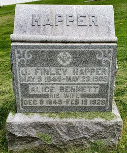 Alice <I>Bennett</I> Happer 