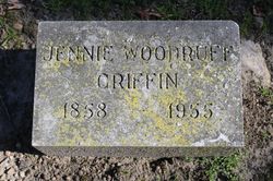 Clara Jane “Jennie” <I>Woodruff</I> Griffin 
