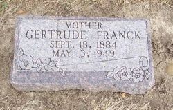 Gertrude <I>Gross</I> Franck 