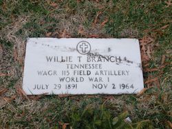 Willie Travis Branch 