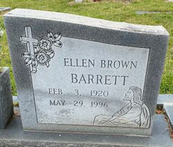 Ellen <I>Brown</I> Barrett 