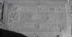 Dorothy June “Dot” <I>Mendenhall</I> Moore 