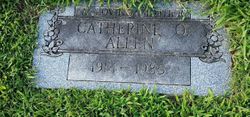 Catherine Ophelia <I>Dunn</I> Allen 