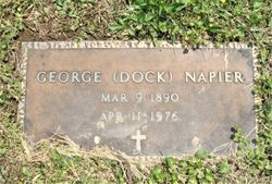George Washington “Dock” Napier 