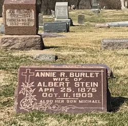 Anna R. “Annie” <I>Burlet</I> Stein 
