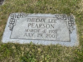 Thelma Lee <I>Widerman</I> Pearson 