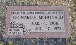 Leonard Edwin McDonald 