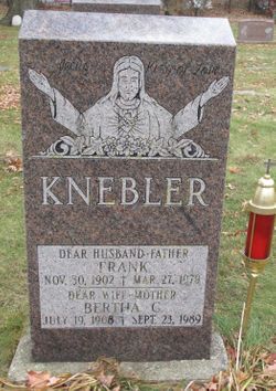 Bertha C. <I>Fauke</I> Knebler 