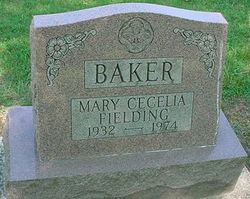 Mary Cecelia <I>Fielding</I> Baker 
