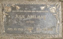 Julie <I>Smith</I> Adelman 