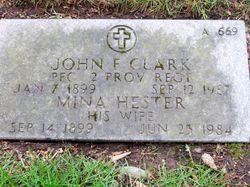 John F Clark 