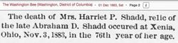 Harriet Burton <I>Parnell</I> Shadd 