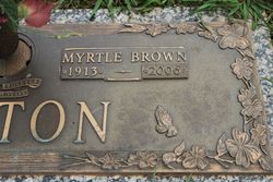 Myrtle Reid <I>Brown</I> Benton 