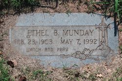 Ethel B Munday 