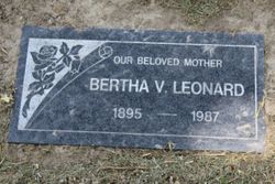 Bertha Velta <I>McCann</I> Leonard 