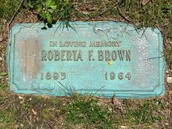 Roberta <I>Franklin</I> Brown 