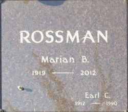Marian <I>Bair</I> Rossman 