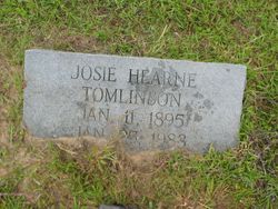 Josie Imogene <I>Hearne</I> Tomlinson 