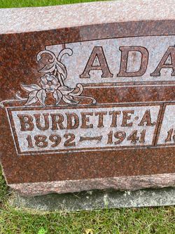 Burdette Almond Adams 