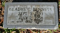 Gladys Winifred <I>Cobb</I> Bennett 