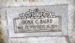 Dona Jean “Nona” <I>Christian</I> Baird 
