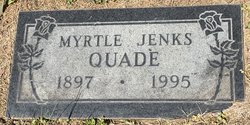 Myrtle Ruth <I>Minner</I> Jenks Quade 