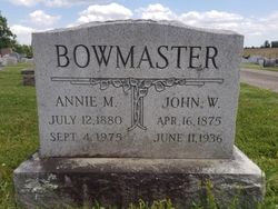 Annie M <I>Shultz</I> Bowmaster 