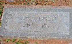 Mary Ellen <I>Ogburn</I> Gaskill 