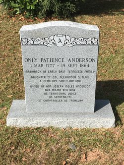 Only Patience <I>Outlaw</I> Anderson 