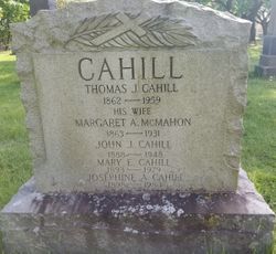 Margaret A. <I>McMahon</I> Cahill 