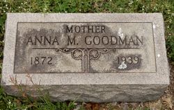 Anna M <I>Lawrence</I> Goodman 