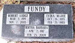 Lydia Marie Fundy 