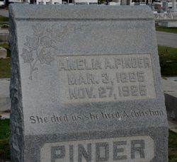 Amelia Ann <I>Pinder</I> Pinder 