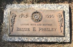 Bessie E <I>Nott</I> Presley 