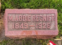 Mary Abbie <I>Bowlsby</I> Regnier 