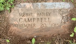 Mabel M <I>Bailey</I> Campbell 