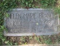 Helen Marie <I>Brown</I> Branch 