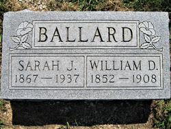 Sarah Jane <I>Bennett</I> Ballard 