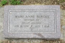 Mary Anne <I>Burges</I> Bibby 