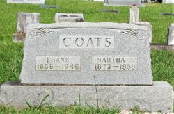 Martha Melisa <I>Taylor</I> Coats 