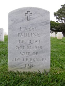 Hazel Pauline <I>McClary</I> Barnes 