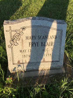 Mary <I>Scanland</I> Frye Blair 