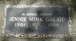 Jennie <I>Mink</I> Galaid 