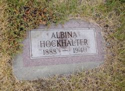 Albina <I>Lehr</I> Hockhalter 